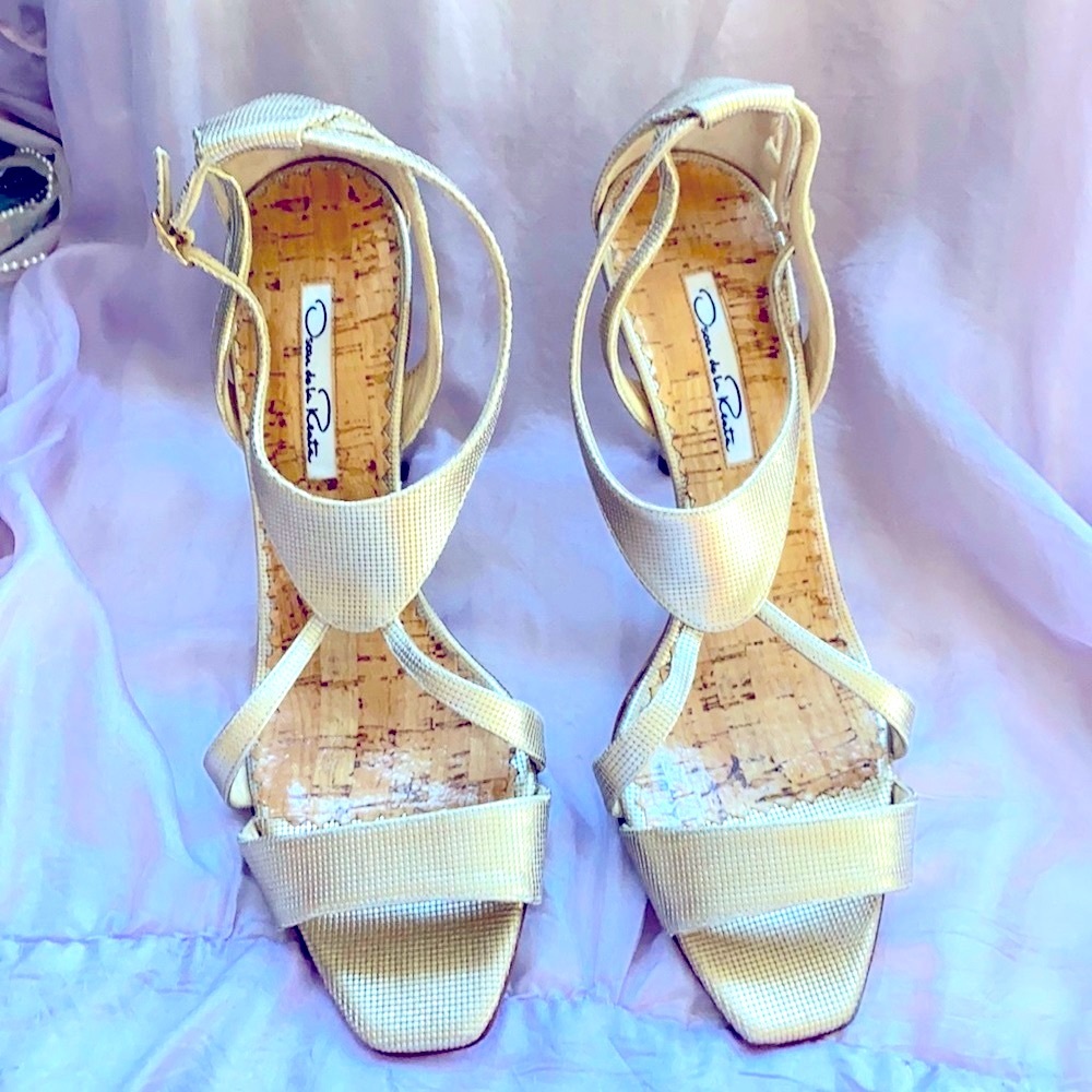 Vintage Oscar De La Renta Heels Great Condition